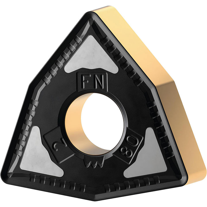 WNMG080404FN Carbide Insert, Grade KCP25C, TiN - Kennametal 7026376
