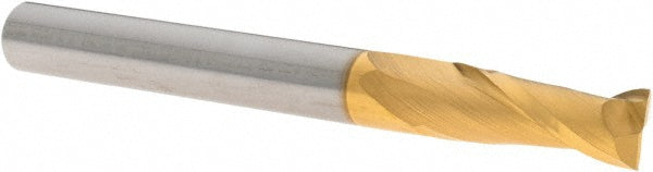 1/4" 2-Flute Solid Carbide Square End Mill, TiN - M.A. Ford. 12125000T