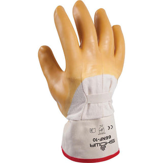 Large White Cotton & Cotton Blend General Purpose Gloves - SHOWA 66NF-10
