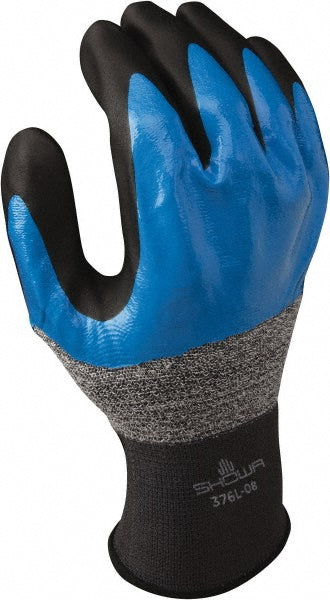 Black; Blue; Gray General Purpose Gloves - SHOWA 376XXL-10