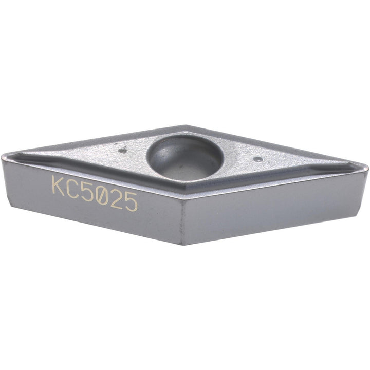 V - Diamond (Rhombic) 35-Deg 1/4" IC Carbide Insert, Grade KC5025, TiAlN - Kennametal 2277900