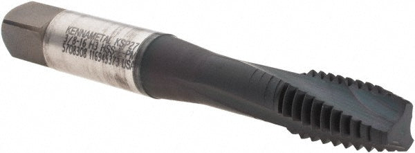 3/8-16 UNC Powdered Metal Tap, AlCrTiN - Kennametal 5708308