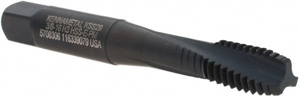 3/8-16 UNC Powdered Metal Tap, Multi-layer - Kennametal 5708306