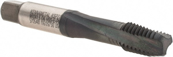 M10x1.5 Metric Coarse Powdered Metal Tap, AlCrTiN - Kennametal 5705481