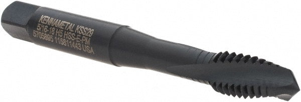 5/16-18 UNC Powdered Metal Tap, Multi-layer - Kennametal 5705895