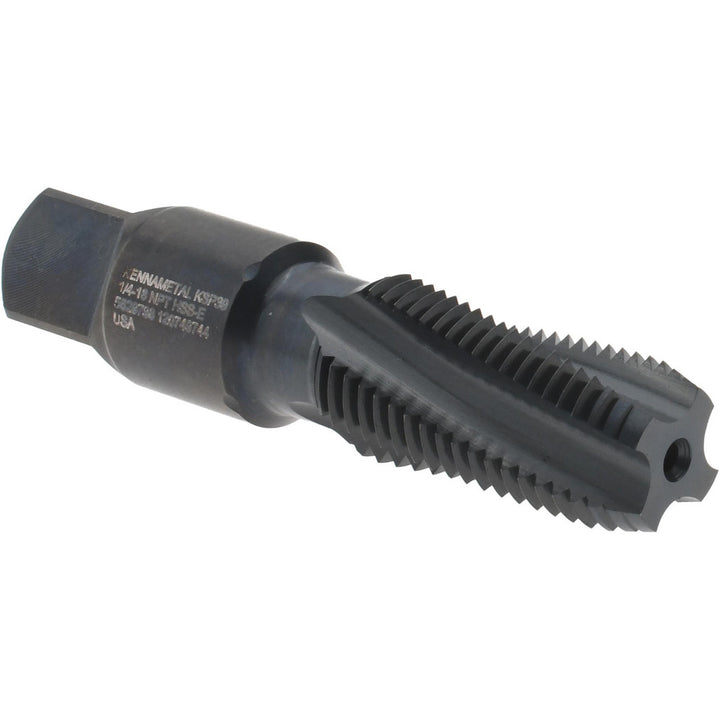 1/4-18 NPT High-Speed Steel Tap, Oxide - Kennametal 5629798