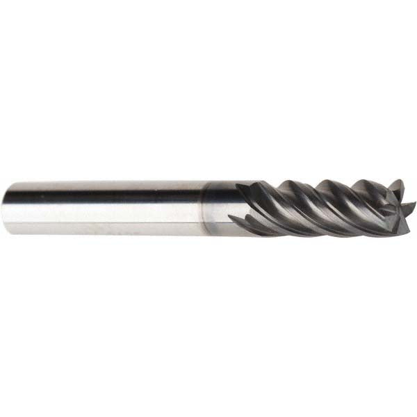 0.2500" 5-Flute Solid Carbide Single End Mill, AlCrN - American Tool Service 721-2500