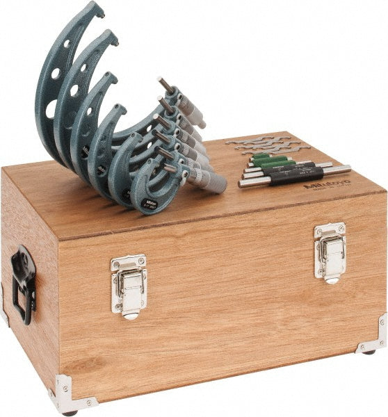 6.0000" 11-Piece Micrometer, 0.0001; +/-0.00015" accuracy - Mitutoyo 103-907-40