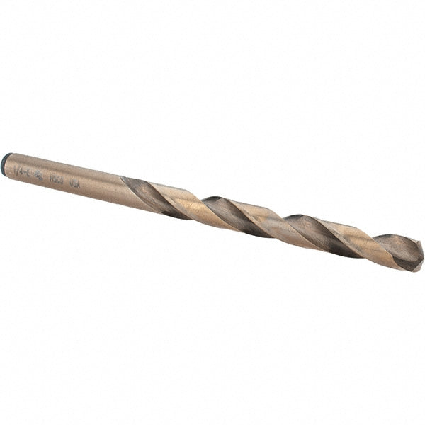 1/4" Cobalt Drill Bit, Gold, 135° point - Chicago-Latrobe 47716