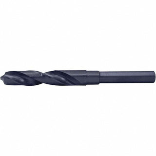 37/64" High-Speed Steel Reduced Shank Drill Bit, Coated, 118° point - Cle-Force C68679