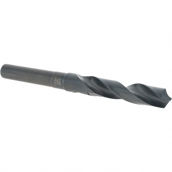 37/64" High-Speed Steel Reduced Shank Drill Bit, Coated, 118° point - Cle-Force C68636