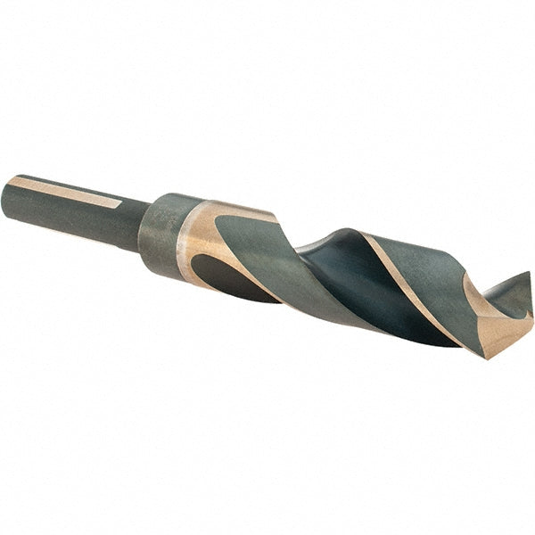 0.8268" High-Speed Steel Reduced Shank Drill Bit, Coated, 118° point - Cle-Line C21185