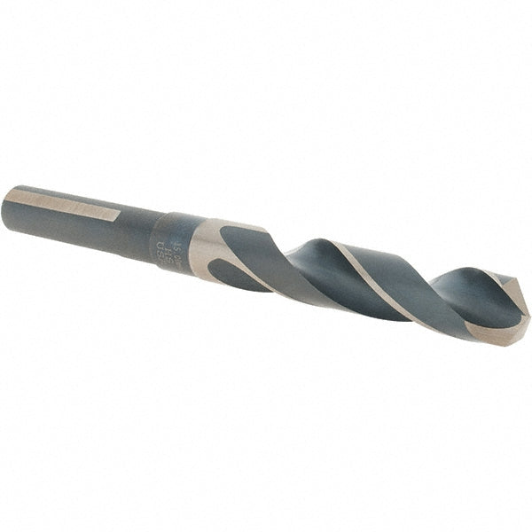 0.5906" High-Speed Steel Reduced Shank Drill Bit, Coated, 118° point - Cle-Line C21174