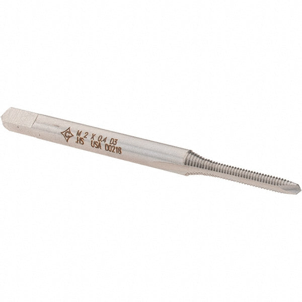M2x0.4 Metric Coarse High-Speed Steel Spiral Point Tap - Cle-Force C69205