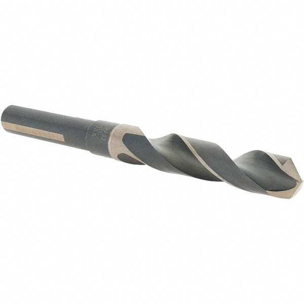 19/32" High-Speed Steel Reduced Shank Drill Bit, Gold, 118° point - Cle-Line C17036
