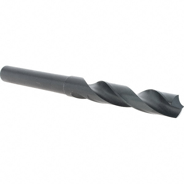 9/16" High-Speed Steel Reduced Shank Drill Bit, Coated, 118° point - Cle-Force C68635