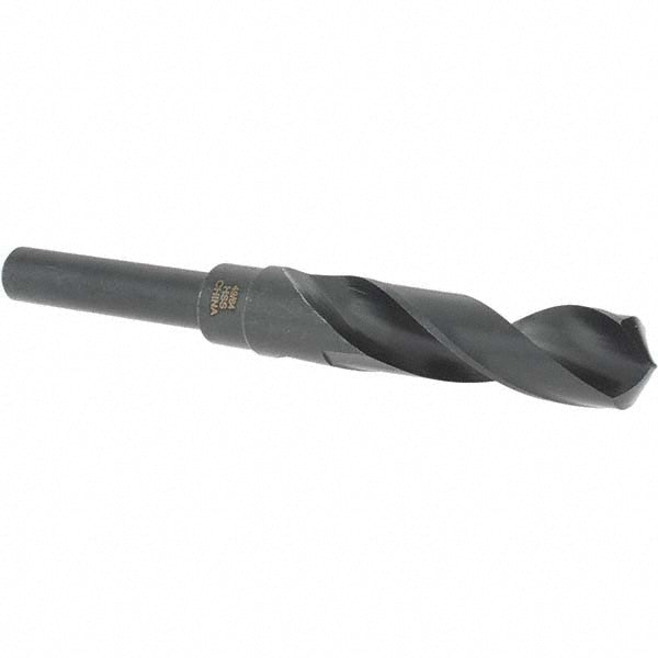 49/64" High-Speed Steel Reduced Shank Drill Bit, Coated, 118° point - Cle-Force C68648
