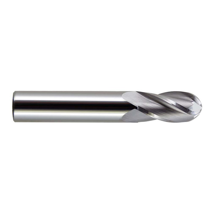 3/8" 4-Flute Solid Carbide Ball End Mill - Melin Tool 14184