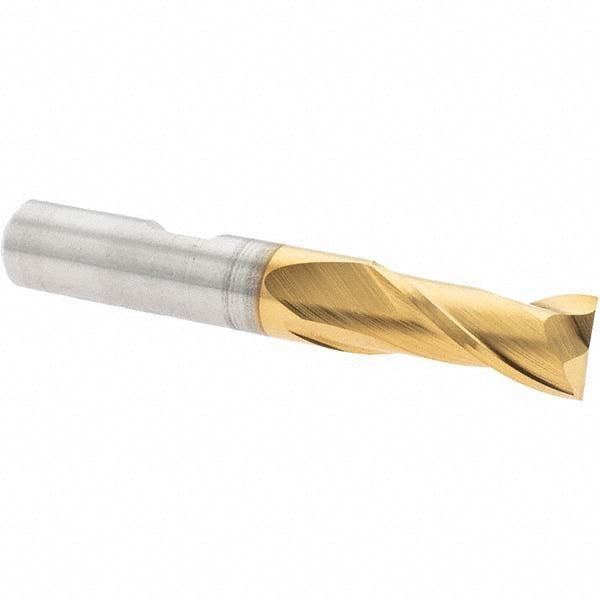 0.3937" 2-Flute Cobalt Square End Mill, TiN - Melin Tool 20826