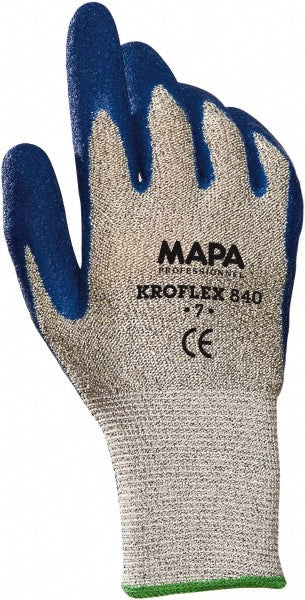 X-Large Gray; Blue Latex Cut-Resistant Gloves - MAPA Professional 34840020
