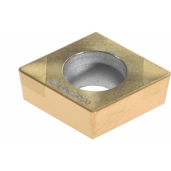 2NC-CCGW060204 Polycrystalline Cubic Boron Nitride (PCBN) Insert, Grade BNC2020, TiN - Sumitomo 166REPJ