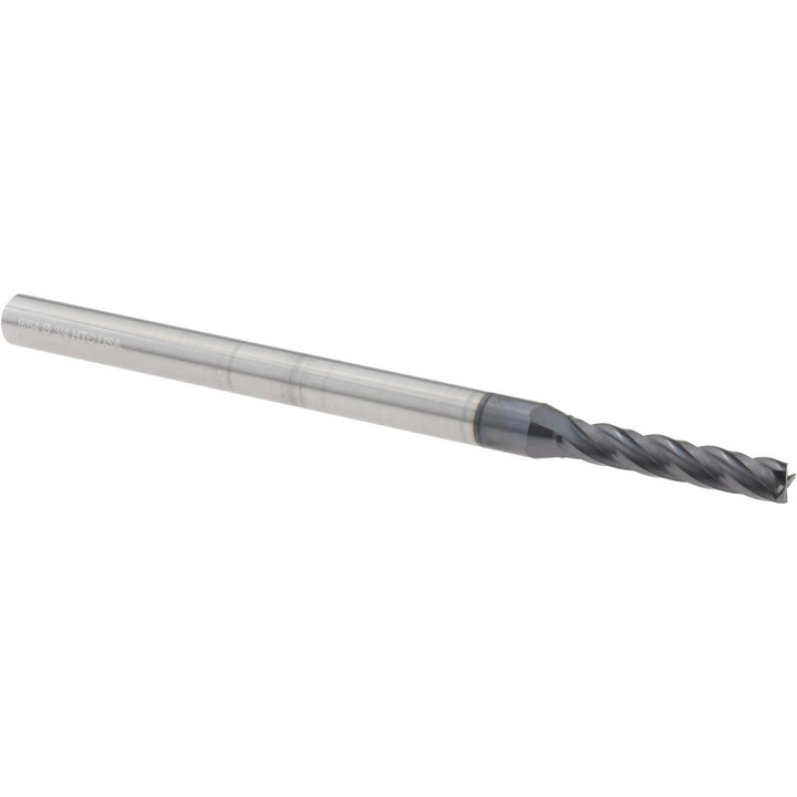 9/64" 4-Flute Solid Carbide Square End Mill, AlTiN - Harvey Tool 31909-C3
