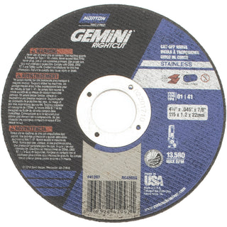 4-1/2" Aluminum Oxide Grinding & Cutoff Wheel - Norton 66252841997