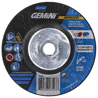 4-1/2 x 1/4" 24-Grit Aluminum Oxide Grinding & Cutoff Wheel - Norton 66252843593