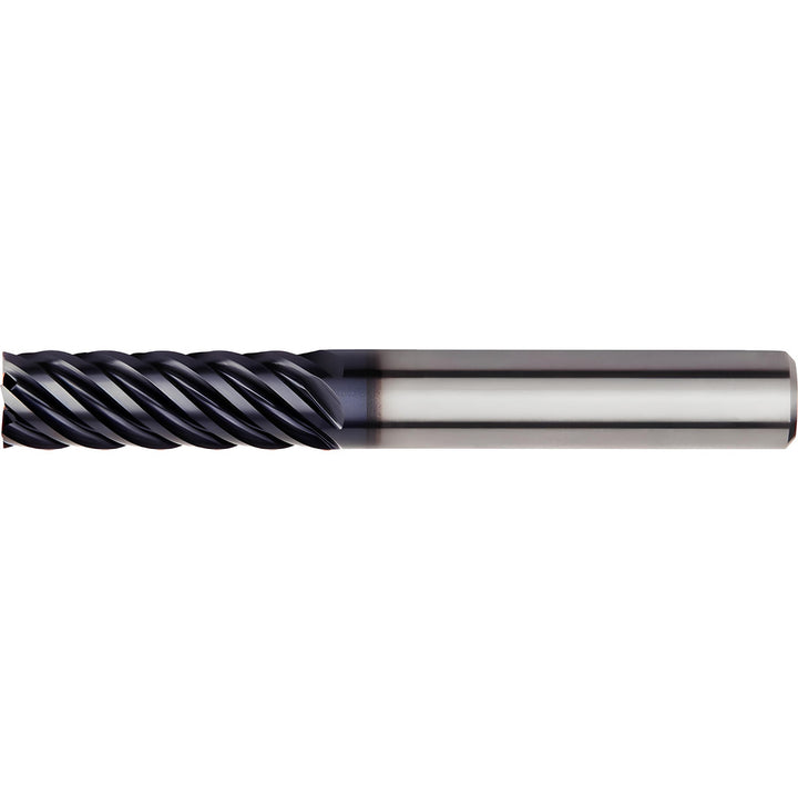 0.3937" 6-Flute Solid Carbide Corner Radius & Corner Chamfer End Mill, AlTiN - Kennametal 4046526
