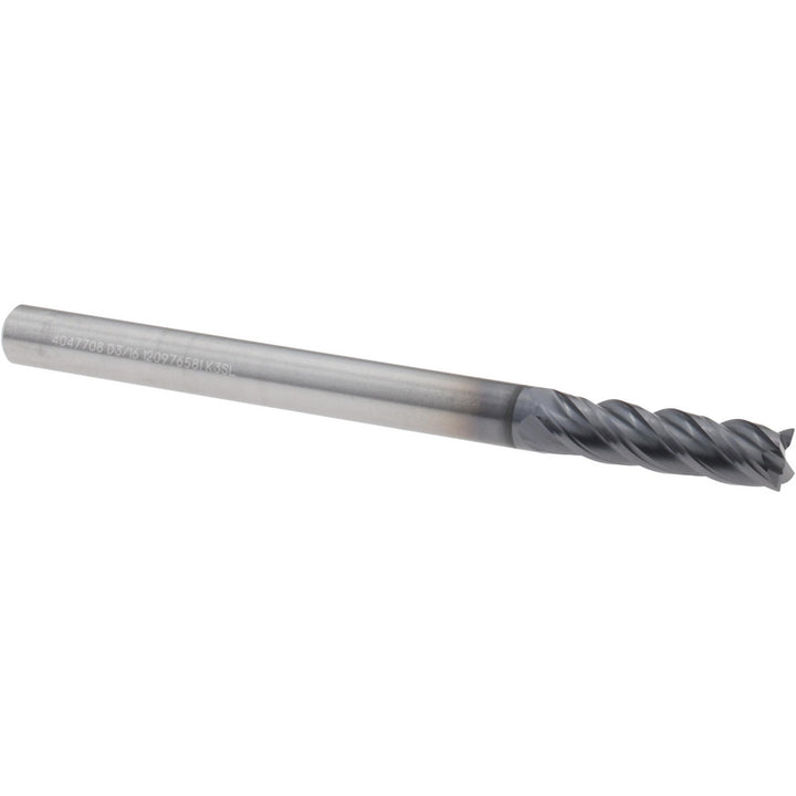 3/16" 4; 4; 4; 4-Flute Solid Carbide Corner Radius & Corner Chamfer End Mill, AlTiN - Kennametal 4047708