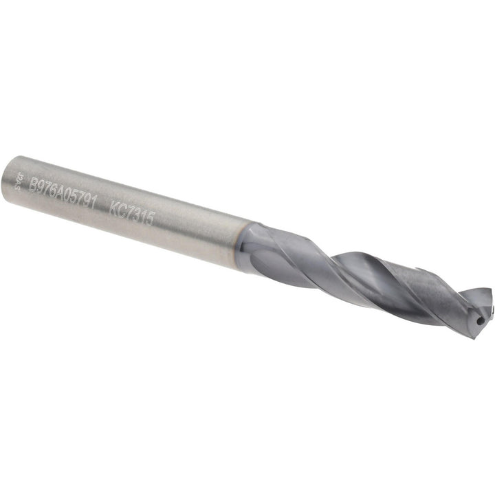 #1 Solid Carbide Stub Drill Bit, TiAlN, 140° point - Kennametal 4054504