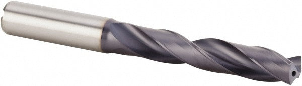 0.5039" Solid Carbide Drill Bit, TiAlN, 140° point - Kennametal 1941189