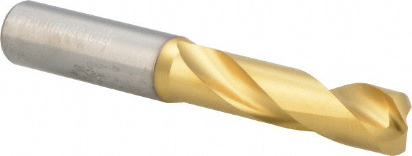 37/64" Solid Carbide Stub Drill Bit, TiN, 140° point - Kennametal 4150342