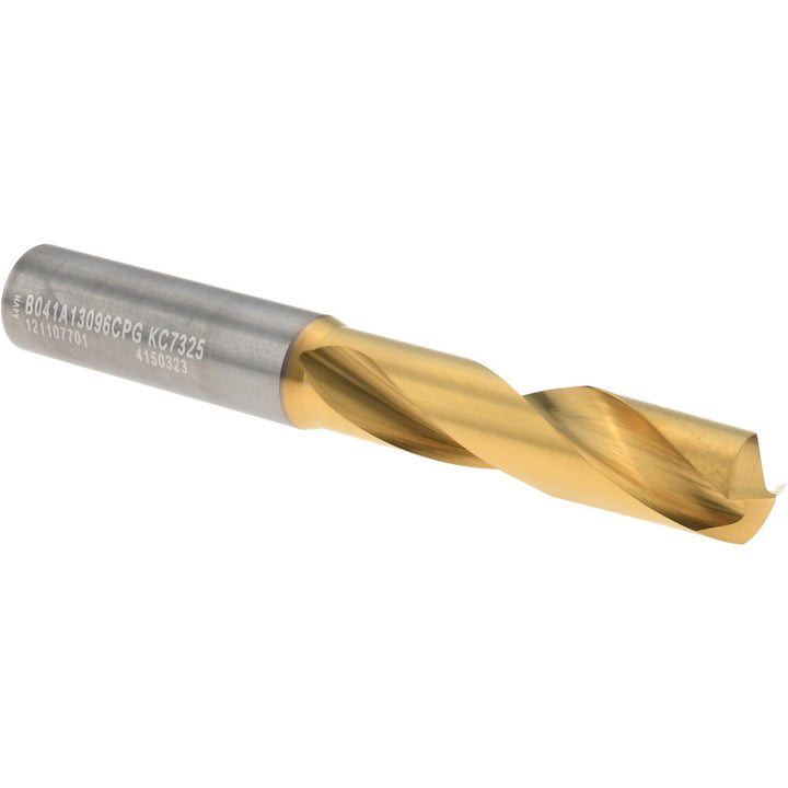 33/64" Solid Carbide Stub Drill Bit, TiN, 140° point - Kennametal 4150323