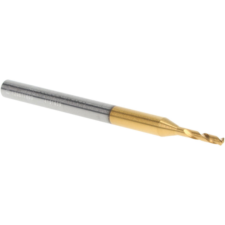 0.0709" Solid Carbide Stub Drill Bit, TiN, 140° point - Kennametal 4151639