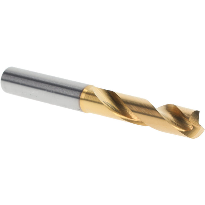 0.3858" Solid Carbide Stub Drill Bit, TiN, 140° point - Kennametal 4150277