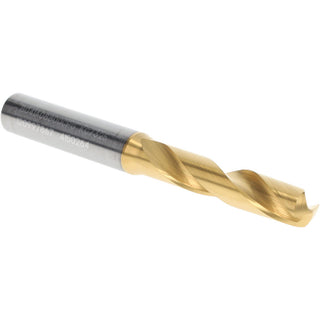 0.3465" Solid Carbide Stub Drill Bit, TiN, 140° point - Kennametal 4150264
