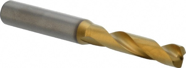 0.3307" Solid Carbide Stub Drill Bit, TiN, 140° point - Kennametal 4150258