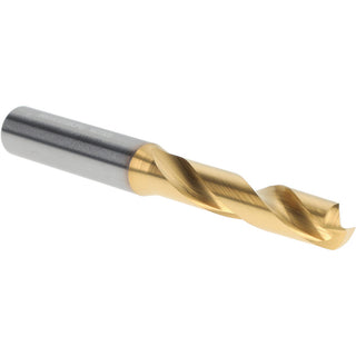 0.3976" Solid Carbide Screw Machine Drill Bit, TiN, 140° point - Kennametal 4150177