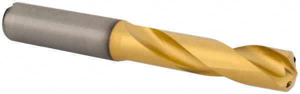 1/2" Solid Carbide Stub Drill Bit, TiN, 140° point - Kennametal 4151237