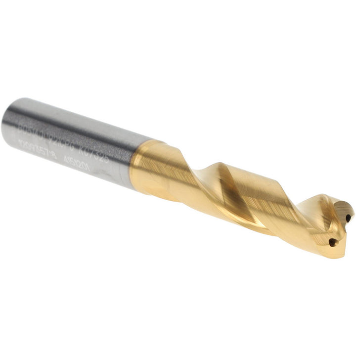 25/64" Solid Carbide Stub Drill Bit, TiN, 140° point - Kennametal 4151201
