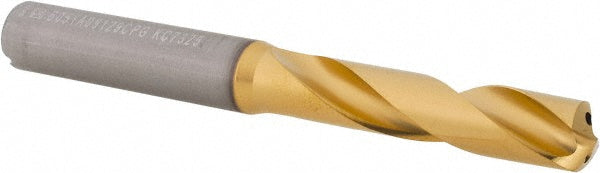 23/64" Solid Carbide Stub Drill Bit, TiN, 140° point - Kennametal 4151190