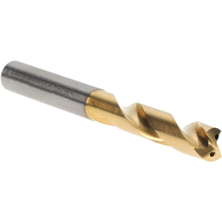 0.3150" Solid Carbide Stub Drill Bit, TiN, 140° point - Kennametal 4151175