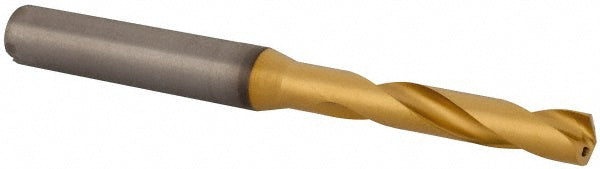 0.2402" Solid Carbide Stub Drill Bit, TiN, 140° point - Kennametal 4151149