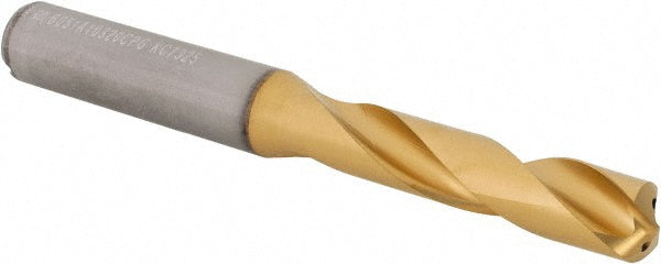 13/32" Solid Carbide Stub Drill Bit, TiN, 140° point - Kennametal 4150458