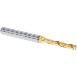 0.1575" Solid Carbide Screw Machine Drill Bit, TiN, 140° point - Kennametal 4121529