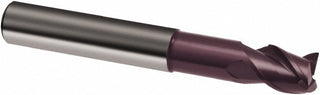0.1181" 3-Flute Solid Carbide Corner Radius & Corner Chamfer End Mill, FIREX - Guhring 9038930030000