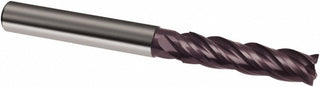 0.3937" 4-Flute Solid Carbide Corner Radius & Corner Chamfer End Mill, FIREX - Guhring 9036270100000
