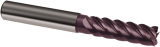 0.3937" 5-Flute Solid Carbide Corner Radius & Corner Chamfer End Mill, FIREX - Guhring 9038970100000