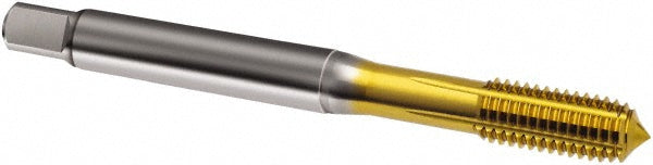 M8x1.25 Metric High-Speed Steel-E Tap, TiN - Guhring 9009190080000
